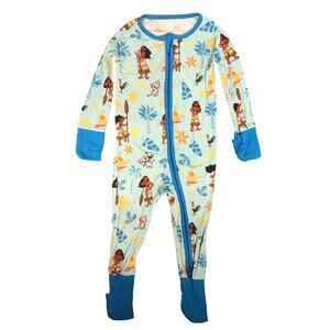 Little Sleepies Disney Moana Bamboo Sleeper Size 6-12mo